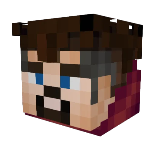 MattTheAvenger Minecraft avatar head, 3D render