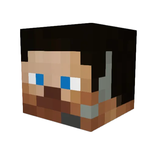 MattTheFicus Minecraft avatar head, 3D render