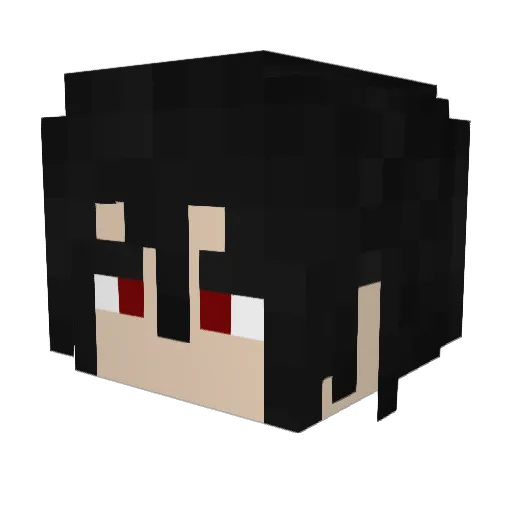 MattWentworth Minecraft avatar head, 3D render