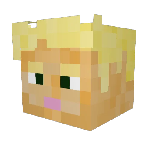Matt_1125 Minecraft avatar head, 3D render