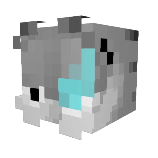 Matt_Acoustic Minecraft avatar head, 3D render