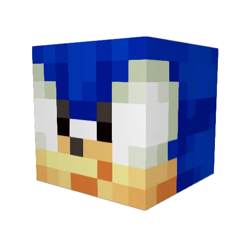 Matt_Hedgehog Minecraft avatar head, 3D render