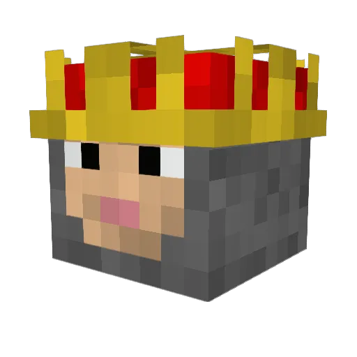 Matt_Moose Minecraft avatar head, 3D render