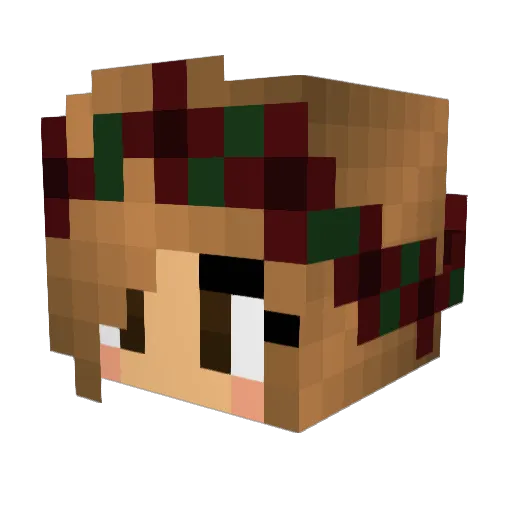 Matt_s_Girl Minecraft avatar head, 3D render
