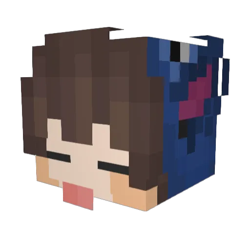 Matt_xdx Minecraft avatar head, 3D render