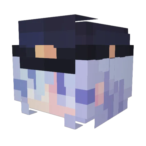 Mattaey Minecraft avatar head, 3D render