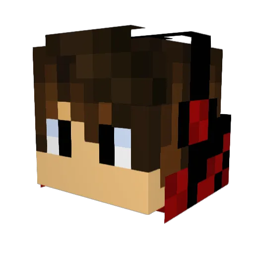 Mattalan99x Minecraft avatar head, 3D render