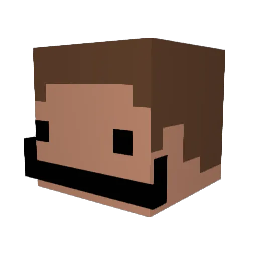 Mattalex3 Minecraft avatar head, 3D render