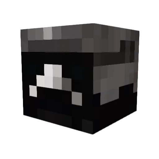 Mattatat Minecraft avatar head, 3D render