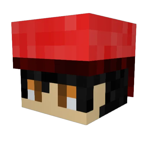 Mattaul_ Minecraft avatar head, 3D render
