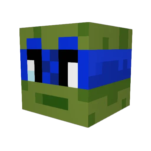 Mattbray16 Minecraft avatar head, 3D render