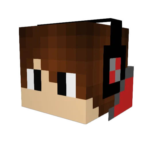 Mattdelaney123 Minecraft avatar head, 3D render