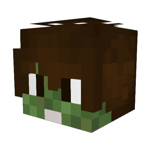 Matteo2700 Minecraft avatar head, 3D render