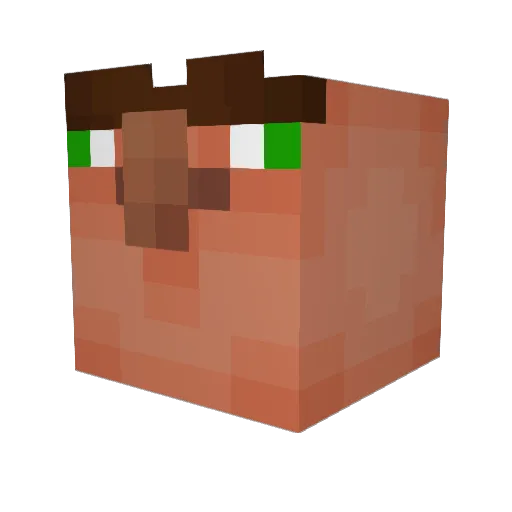 MatteoBellini Minecraft avatar head, 3D render