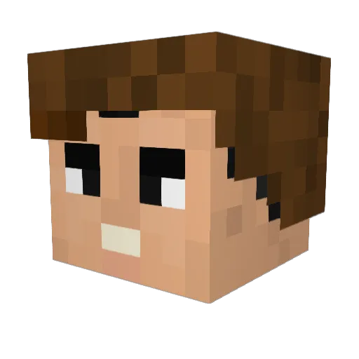 MatteoKovacic Minecraft avatar head, 3D render