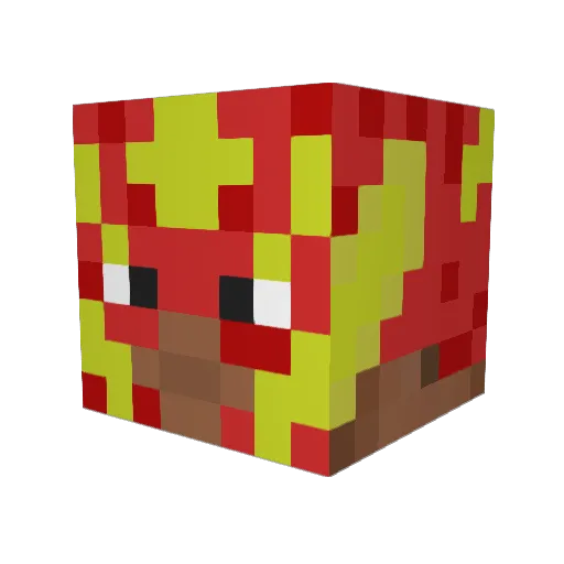 MatteoZxus Minecraft avatar head, 3D render
