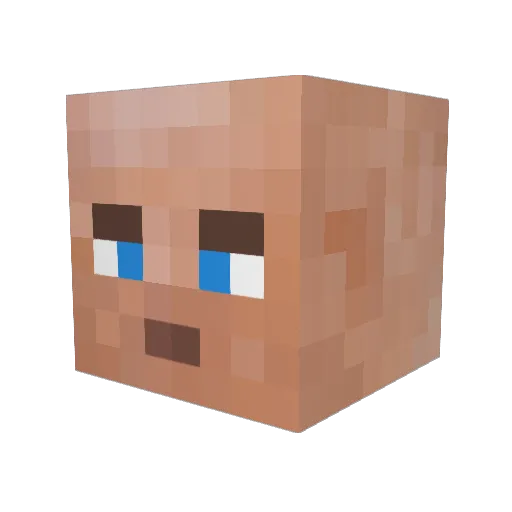 Matteo_999 Minecraft avatar head, 3D render