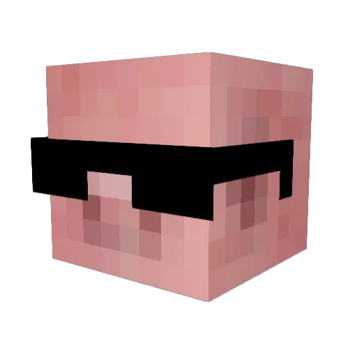 Matteresh Minecraft avatar head, 3D render