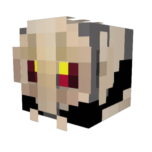 Mattes1000 Minecraft avatar head, 3D render