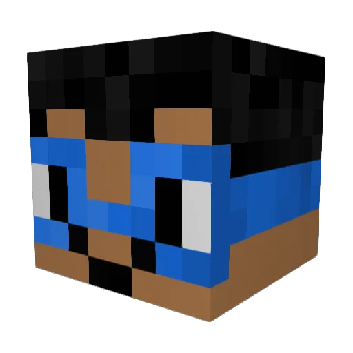 Mattgaming757 Minecraft avatar head, 3D render