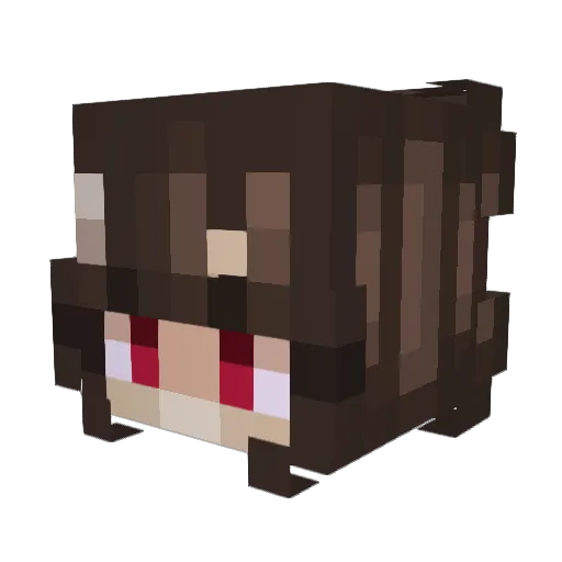 MattgxG Minecraft avatar head, 3D render