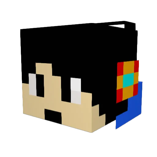 Mattheu_ Minecraft avatar head, 3D render