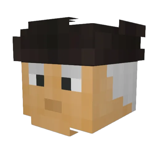 Matthew773z Minecraft avatar head, 3D render