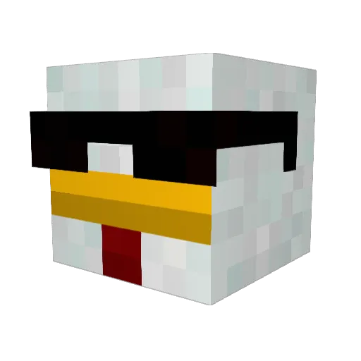 MatthewByrd2112 Minecraft avatar head, 3D render