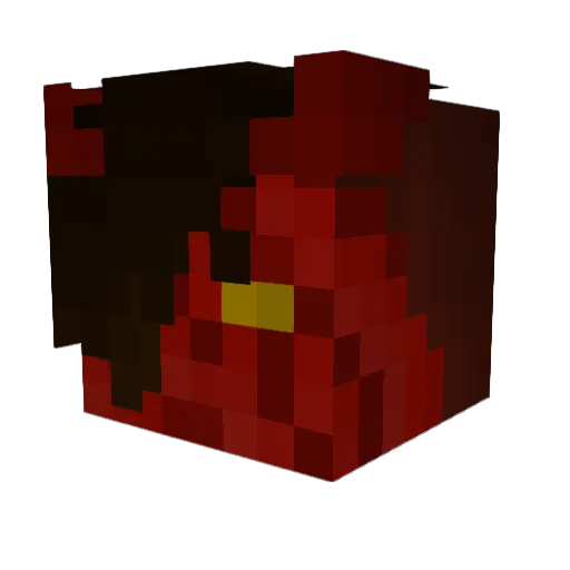 MatthewGanon Minecraft avatar head, 3D render