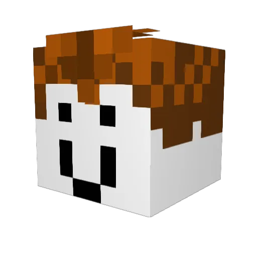 MatthewHewer Minecraft avatar head, 3D render