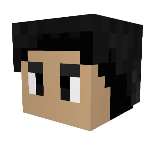 MatthewLam0051 Minecraft avatar head, 3D render