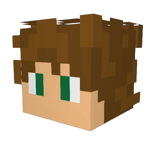 MatthewMilarch Minecraft avatar head, 3D render