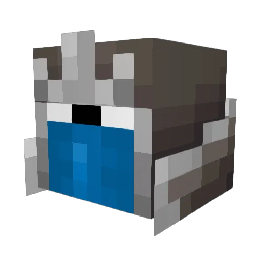 MatthewProtector Minecraft avatar head, 3D render