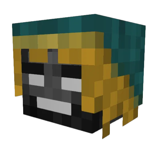 Minecraft-Avatar von MatthewSpaz: Kopf als 3D-Render