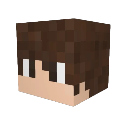 MatthewTheGray Minecraft avatar head, 3D render