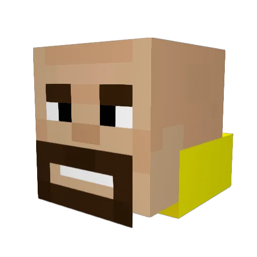 Matthew_Cowan Minecraft avatar head, 3D render