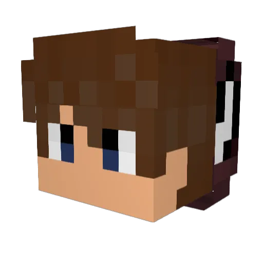 Matthew_Isaac Minecraft avatar head, 3D render