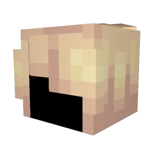 Matthewbky Minecraft avatar head, 3D render