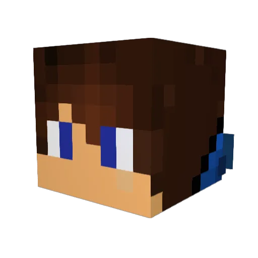 Matthewgr Minecraft avatar head, 3D render