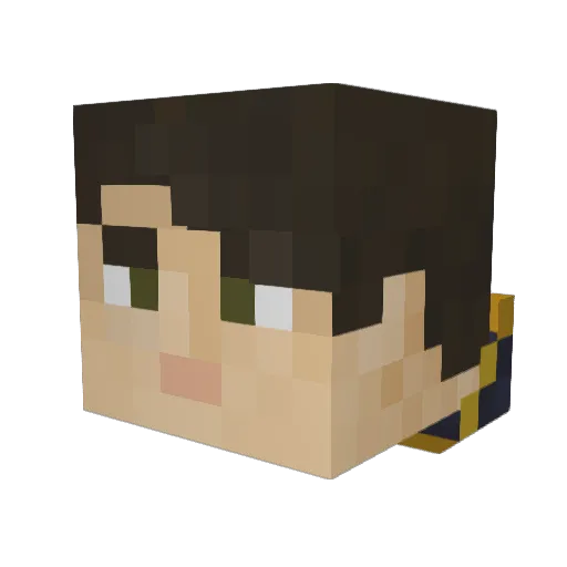 Matthewspyre Minecraft avatar head, 3D render