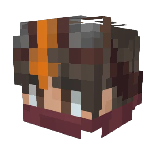 Mattheww Minecraft avatar head, 3D render