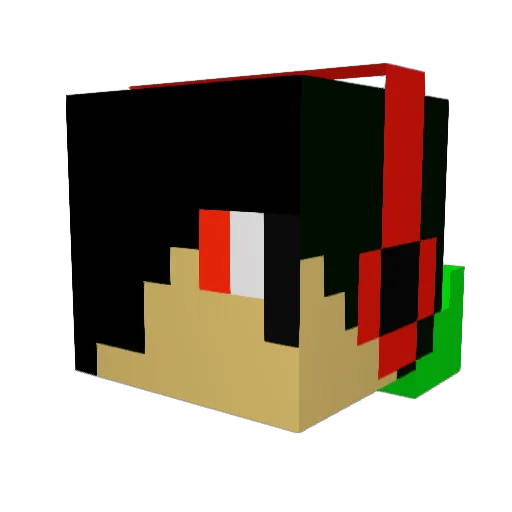 Matthias1901 Minecraft avatar head, 3D render