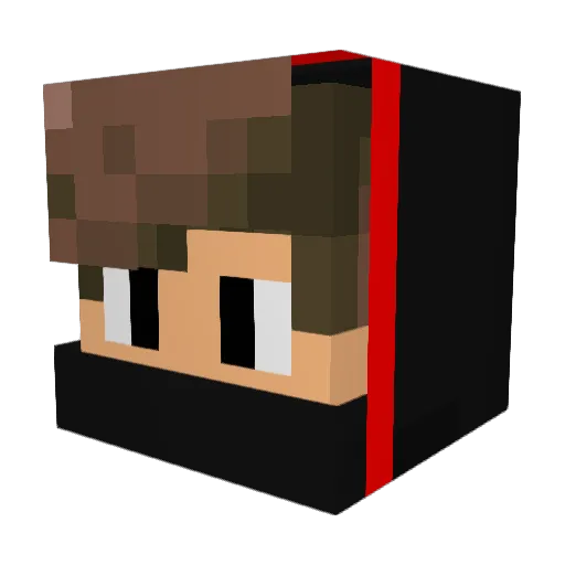 MatthiasCameroCY Minecraft avatar head, 3D render