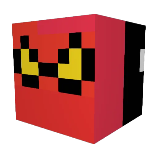MatthiasSleijpen Minecraft avatar head, 3D render