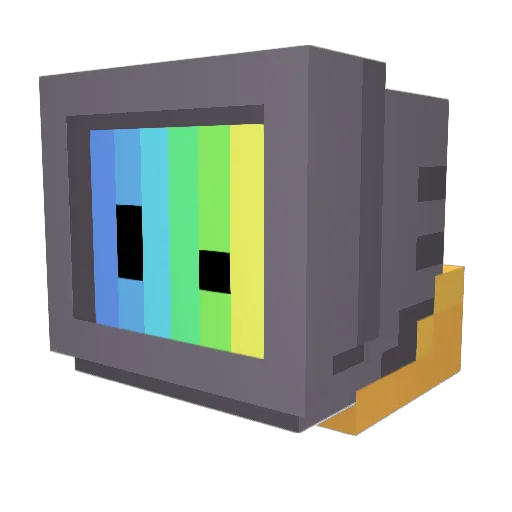 MatthiasStyle Minecraft avatar head, 3D render