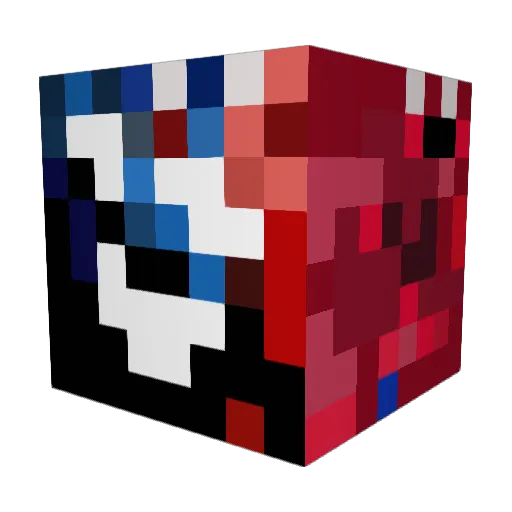 Matthias_512 Minecraft avatar head, 3D render