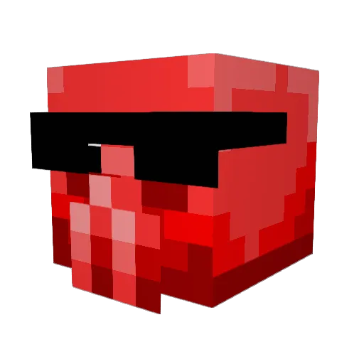 Matthieu614 Minecraft avatar head, 3D render