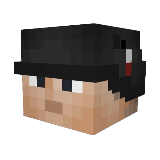 Matthijs1306 Minecraft avatar head, 3D render