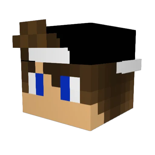 Matthy2006 Minecraft avatar head, 3D render