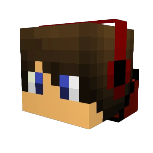 Matti1891 Minecraft avatar head, 3D render